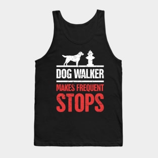 Funny Dog Walking Gift For Dog Walker Tank Top